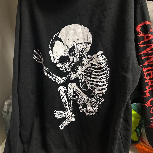 Men’s Large Cannibal Corpse “Butchered At Birth” Hoodie from tour - Picture 4 of 4